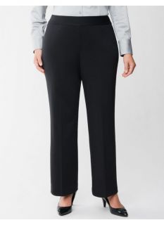 Lane Bryant Plus Size Ponte knit pull on trouser     Womens Size 14/16, Black