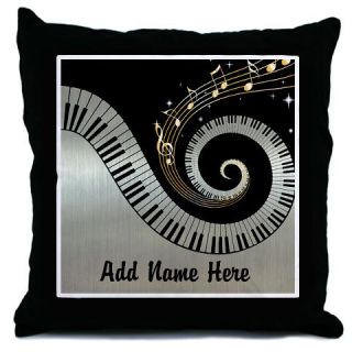  personalized mixed musical no Throw Pillow