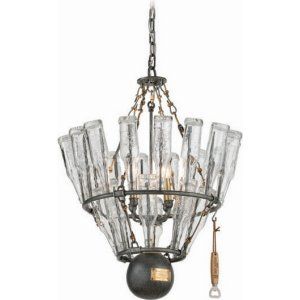 Troy Lighting TRY F3944 Old Silver with Brass 121 Main 4 Light Chandelier