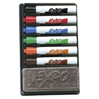 EXPO Dry Erase Marker Organizer, Chisel Tip, Assorted, 6/Set 