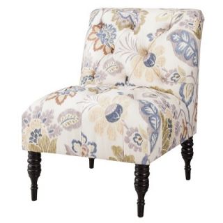 Skyline Accent Chair Upholstered Chair Vaughn Tufted Slipper Chair  