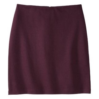 Mossimo Womens Plus Size Ponte Pencil Skirt   Purple 4