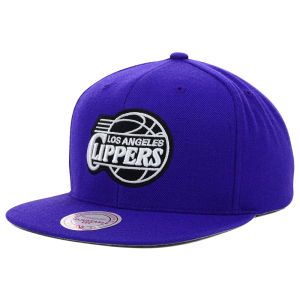 Los Angeles Clippers Mitchell and Ness NBA Team BW Snapback