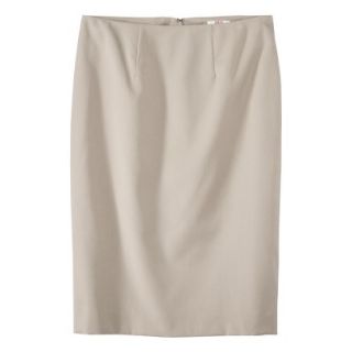 Merona Womens Twill Pencil Skirt   Vintage Khaki   2