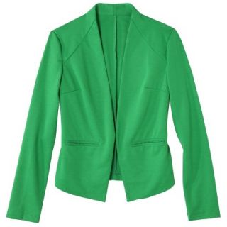 Merona Petites Ponte Collarless Jacket   Green XXLP