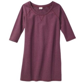 Mossimo Supply Co. Juniors Sweatshirt Dress   Burgundy Heather XL