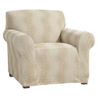 Sure Fit Jardin Chair Slipcover   Taupe/Beige