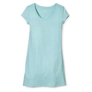 Mossimo Supply Co. Juniors T Shirt Dress   Aqua XS(1)