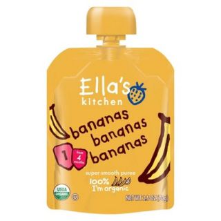Ellas Kitchen Organic Baby Food Pouch   Bananas, Bananas, Bananas 2.5 oz (7