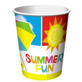 Summer Time Fun 9 oz. Paper Cups