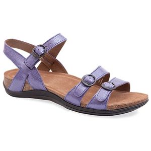 Dansko Womens Janis Violet Crackle Sandals, Size 37 M   1505 400200