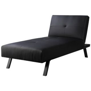 Convertible Chaise Lounge Wynn Chaise Lounge   Black