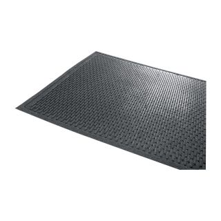NoTrax Slip Guard w/Grit Rubber Floor Mat   3ft. x 5ft., Black, Model 350S0035BL