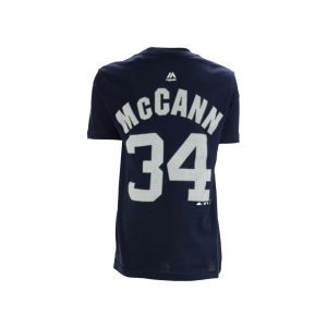 New York Yankees Brian McCann Majestic MLB Youth Official Player T Shirt