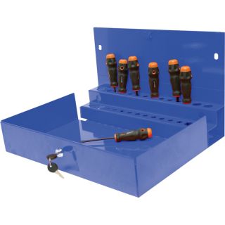 Homak Locking Tool Organizer for 27 Inch Homak Pro Tool Cabinet   Blue, Model