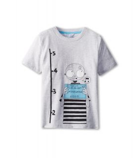 Little Marc Jacobs Printed S/S Top Mr Marc Jail Boys Clothing (Gray)