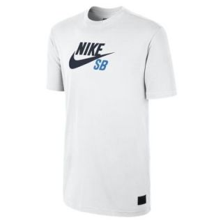 Nike SB QT Icon Logo Mens T Shirt   White