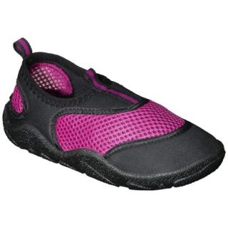 Girls Aqua Water Shoe   Pink/Black 12 13