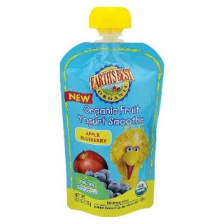 Earths Best Organic Fruit Yogurt Smoothie   Apple Blueberry 4.2oz (12 Pack)