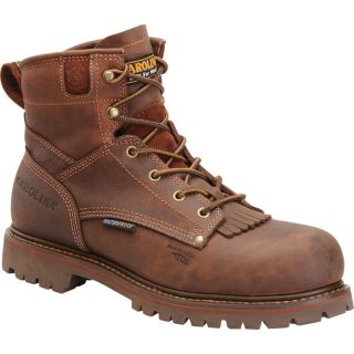 Carolina Waterproof Work Boot   6 Inch, Size 10 Wide, Model CA7028