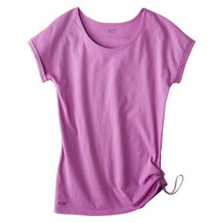 C9 by Champion Womens Yoga Layering Top With Side Tie   Violet XL