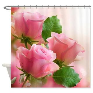  Pink Roses Shower Curtain
