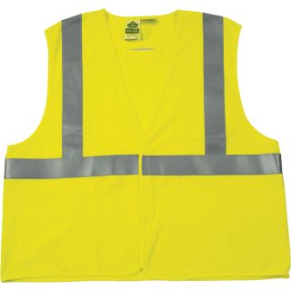 Ergodyne GloWear Fire Resistant Modacrylic Safety Vest   2XL/3XL, Class 2, Lime,