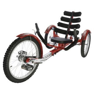 Mobo Adult Shift (20)   Reversible Three Wheeled Cruiser   Red