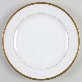 Noritake Chaumont, The Salad Plate, Fine China Dinnerware   Wide Gold Trim,Gold