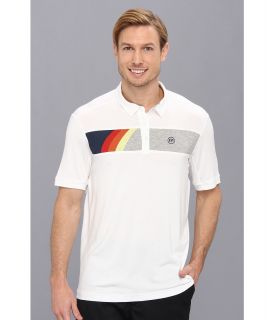 Travis Mathew Heat   S/S Polo Mens Short Sleeve Knit (White)