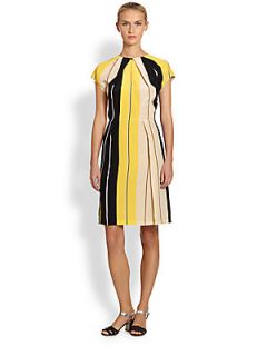 Fendi Silk Stripe Dress   Lemonade