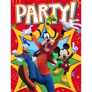 Disney Mickey Fun and Friends Invitations
