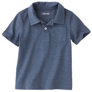 Cherokee Infant Toddler Boys Short Sleeve Polo   Indie Blue 4T
