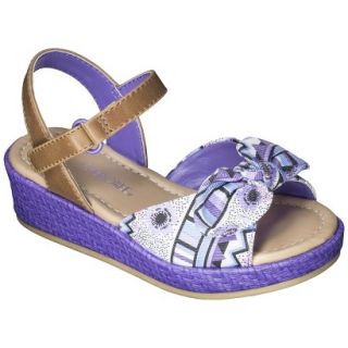 Toddler Girls Cherokee Juleah Sandals   Purple 8