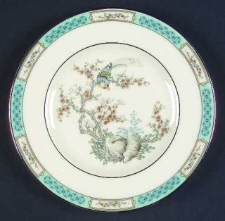 Lenox China Plum Blossoms Bread & Butter Plate, Fine China Dinnerware   Bird On