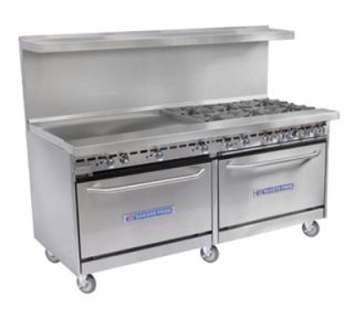 Bakers Pride 60 10 Burner Gas Range, NG