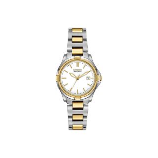 Citizen Eco Drive Womens Two Tone Watch with Date EW1964 58A