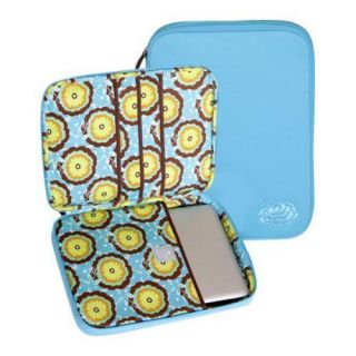 Womens Amy Butler Nola Laptop Wrap Buttercups Turquoise