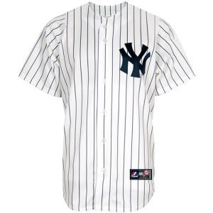 New York Yankees Majestic MLB Youth Blank Replica Jersey
