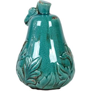 Ceramic Antique Blue Pear