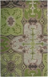 Hand tufted Sovereignty Green Rug (8 X 10)