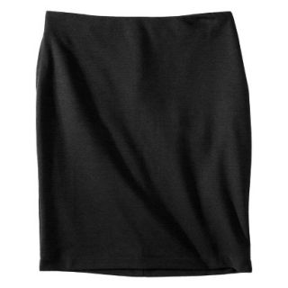 Merona Womens Ponte Pencil Skirt   Black   6