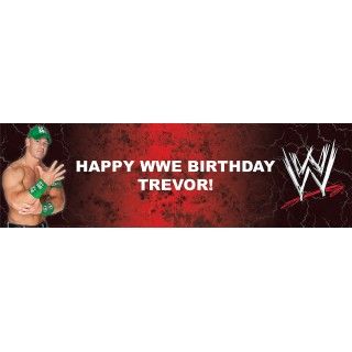 WWE Personalized Banner