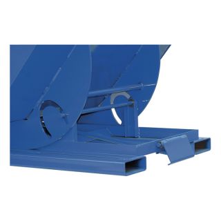 Vestil Self Dumping Steel Hopper   Bumper Release, 6000 lb. Capacity, 1/2 Cubic
