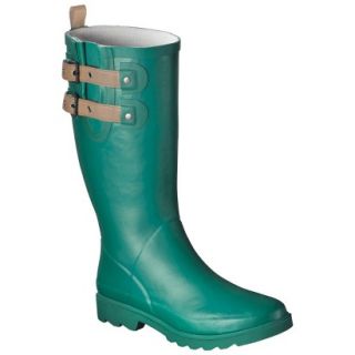 Womens Premier Tall Rain Boots   Teal 10