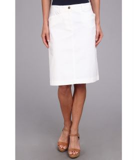 Jones New York A Line Skirt Womens Skirt (White)