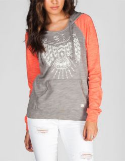 Have It All Womens Hoodie Grey/Coral In Sizes X Large, Large, Medium,