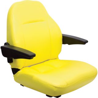 K & M Universal Seat Assembly   Yellow, Model 8209