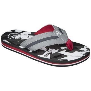 Boys Shaun White Rodeo Flip Flop Sandals   Gray XL