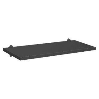 Wall Shelf Black Sumo Shelf With Chrome Ara Supports   32W x 12D